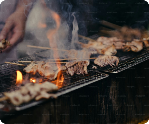 Food truck barbecue
