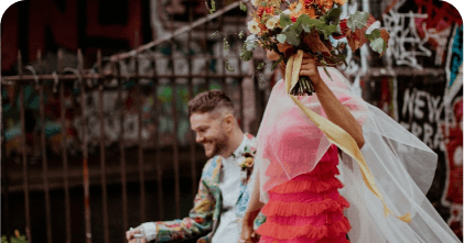 Mariage avec un foodtruck barbecue